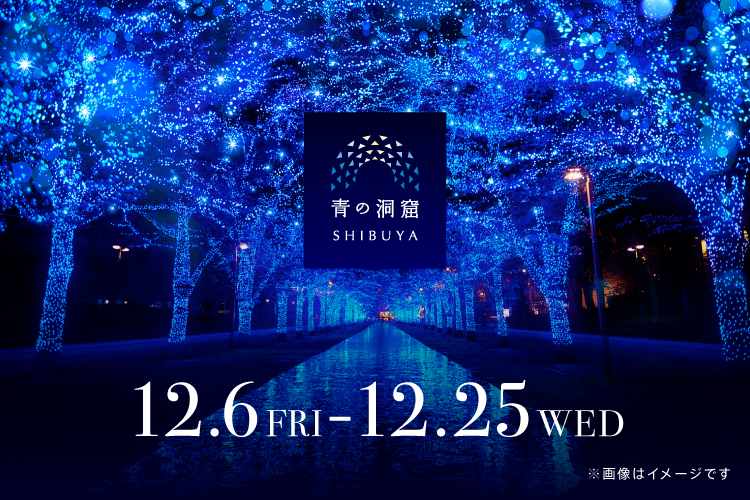 『青の洞窟SHIBUYA』 12.6FRI-12.25WED